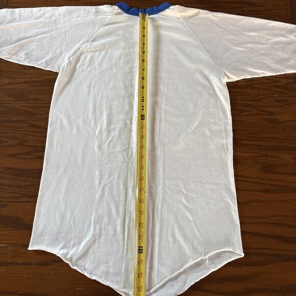 Vintage Ludwig Drums LED Zeppelin John Bonham 70s Raglan Band T Shirt Large - Picture 9 of 9